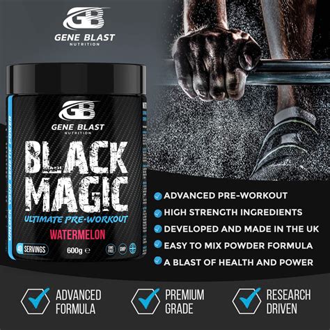 Get Results Faster with Black Magic Pre-Workout Supplement
